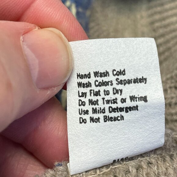 Vintage 90s Academia Old Money Wool Blend Sweater Vest Size M English Country - Picture 10 of 11